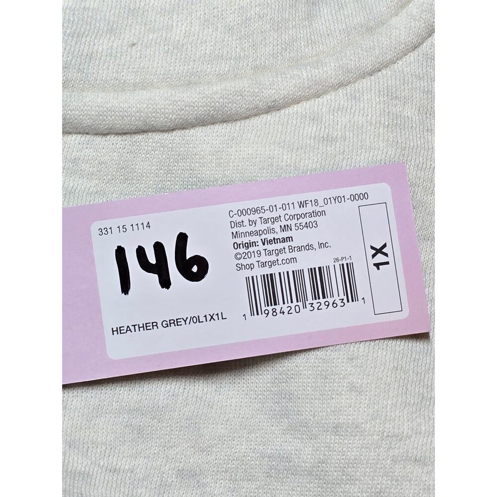 Wild Fable Full Zip Sweatshirt Jacket Heather Gray Pockets - Picture 6 of 6